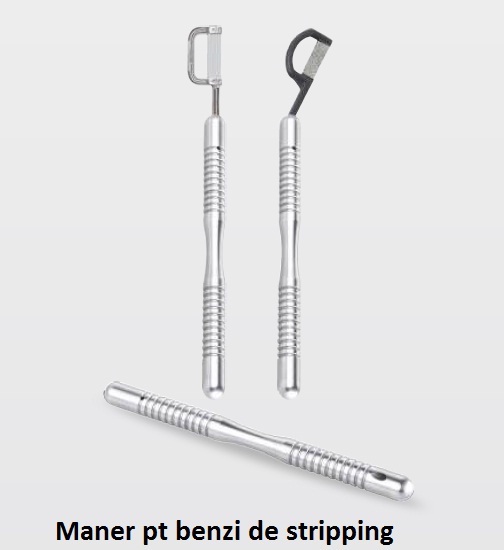 Maner benzi pentru stripping interdentar slefuiri interproximale IPR Maner benzi pentru stripping interdentar slefuiri interproximale IPR - imagine 3