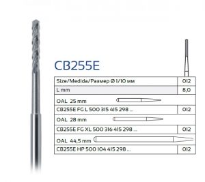 Freza chirurgicala pentru turbina 1.2mm CB255E Lindemann Verdent