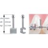 Atasamente carlige butonate pe arc 10 buc Hooks orto crimpabile