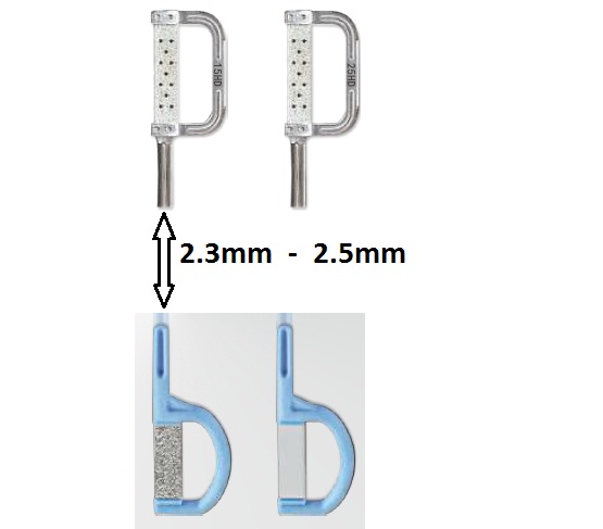 Maner benzi pentru stripping interdentar slefuiri interproximale IPR Maner benzi pentru stripping interdentar slefuiri interproximale IPR - imagine 5
