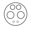 Cupla rapida pentru W&H tip Roto Quick RQ 24 WH cu 6 intrari