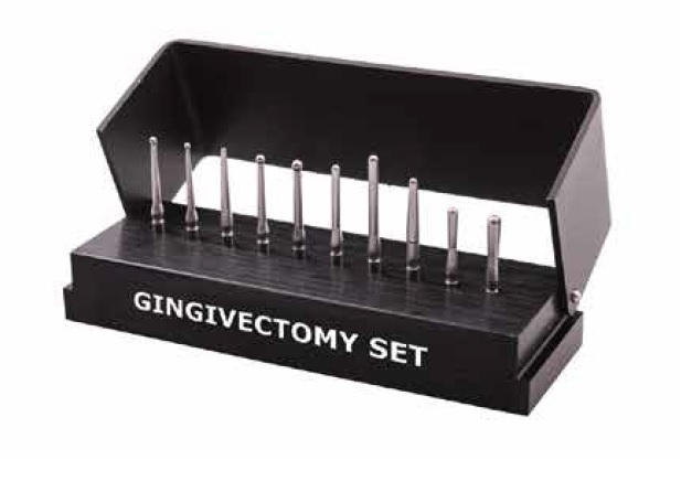 Set 10 freze pentru gingivectomie termo cuts Verdent Set 10 freze pentru gingivectomie termo cuts Verdent