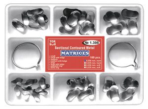 Matrici metalice 1398 sectionale asortate tip PALODENT