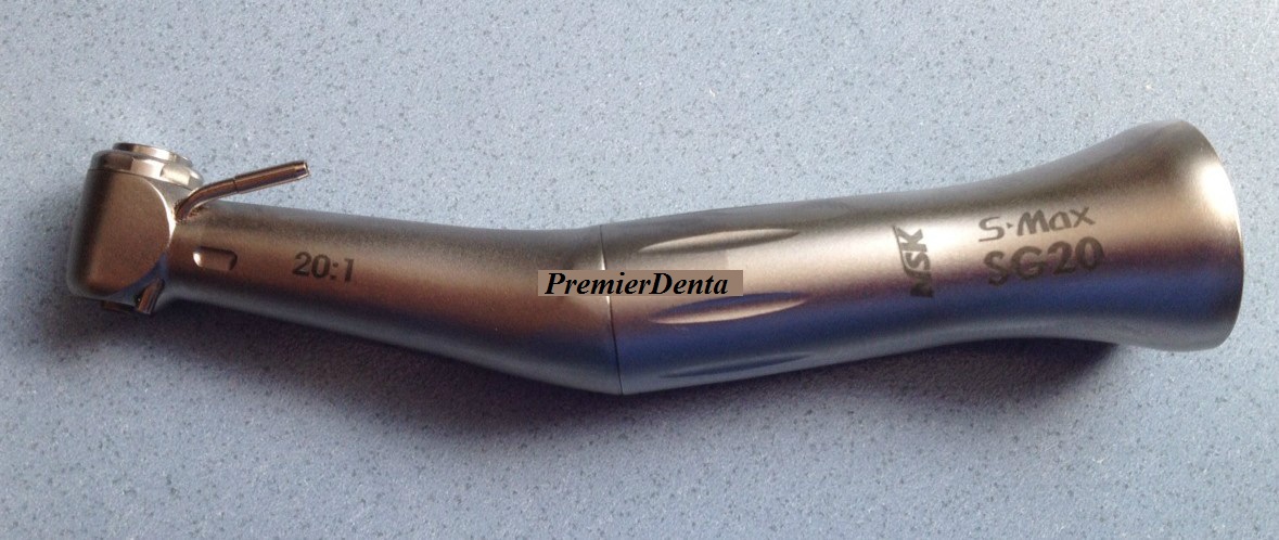 Piesa Cot NSK SG20 cu push buton reductie 20:1 pentru implanturi si endodontie contraunghi Piesa Cot NSK SG20 cu push buton reductie 20:1 pentru implanturi si endodontie contraunghi - imagine 2