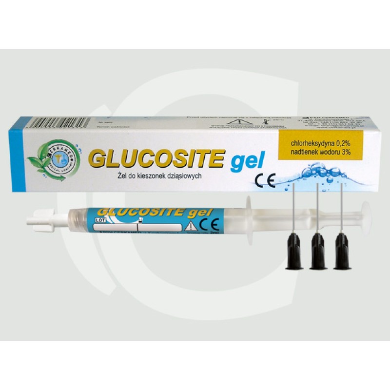 Glucosite gel 2 ml parodontologie Cerkamed Glucosite gel 2 ml parodontologie Cerkamed