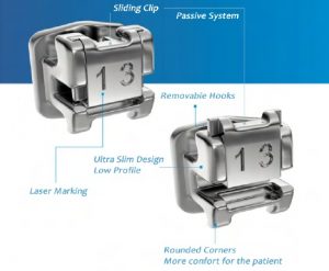Bracketi autoligaturanti metalici Tellus natural USA