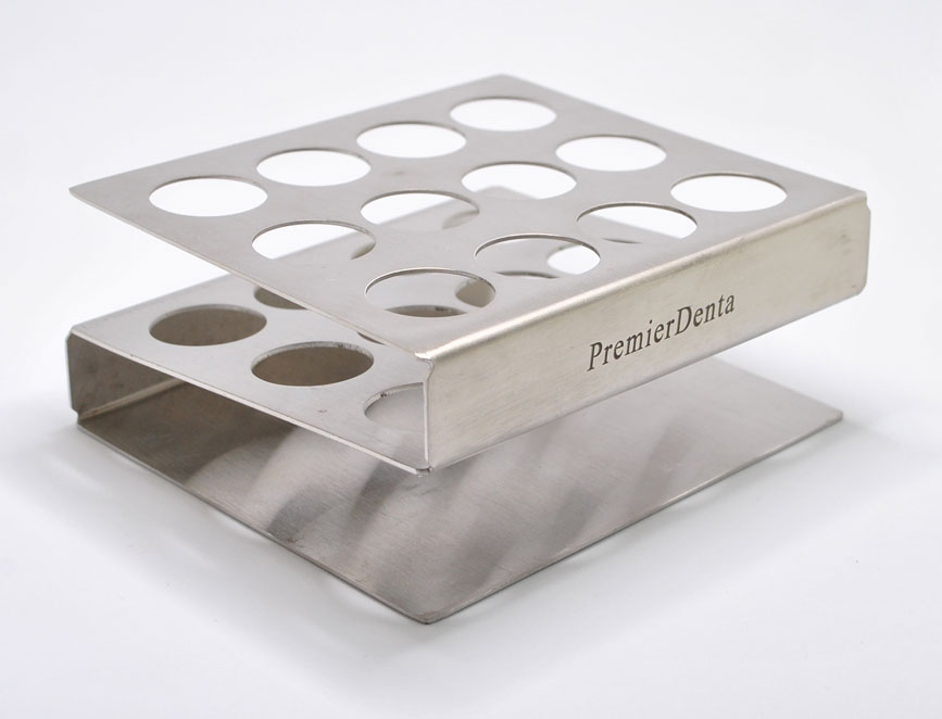 Suport inox pentru 12 eprubete stand PRF Suport inox pentru 12 eprubete stand PRF - imagine 2