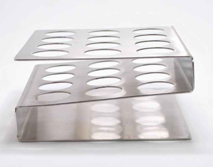 Suport inox pentru 12 eprubete stand PRF Suport inox pentru 12 eprubete stand PRF - imagine 3