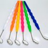 Oglinda cu maner curcubeu plastic colorat