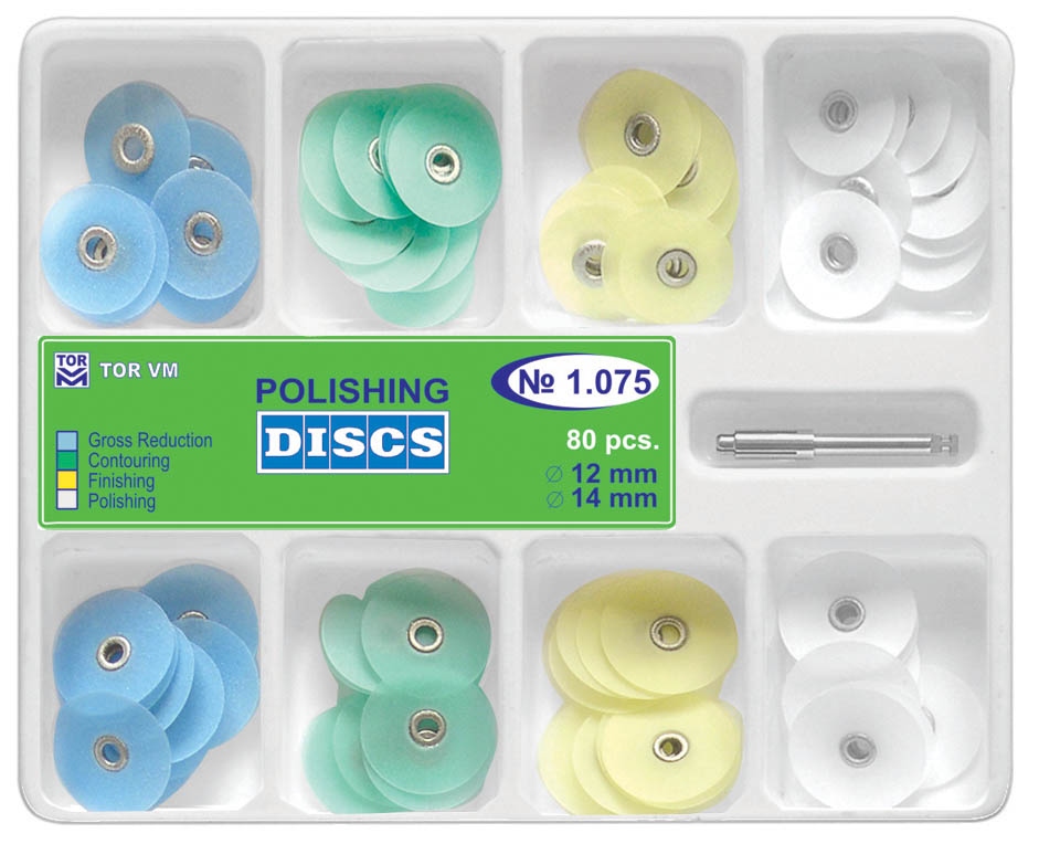 Discuri pentru finisat compozit set 80 buc 1075 Discuri pentru finisat compozit set 80 buc 1075