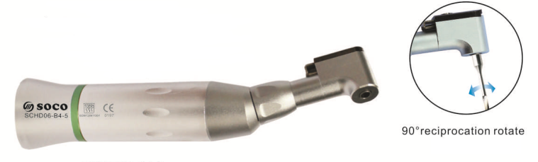 Piesa Cot contraunghi giromatic SOCO reductie 4:1 miscare reciproca endodontie Piesa Cot contraunghi giromatic SOCO reductie 4:1 miscare reciproca endodontie