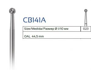 Freza chirurgicala globulara pentru piesa dreapta 2.3mm Verdent CB141A