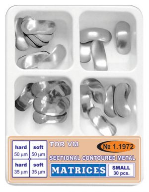 Matrici metalice interdentare tip PALODENT set Small 11972