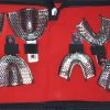 Portamprente linguri pentru amprenta inox perforate set 8 buc