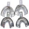 Portamprente linguri pentru amprenta inox perforate set 8 buc