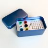 Cutie sterilizare din aluminiu pentru ace endo 36 ace + 6 pentru conuri