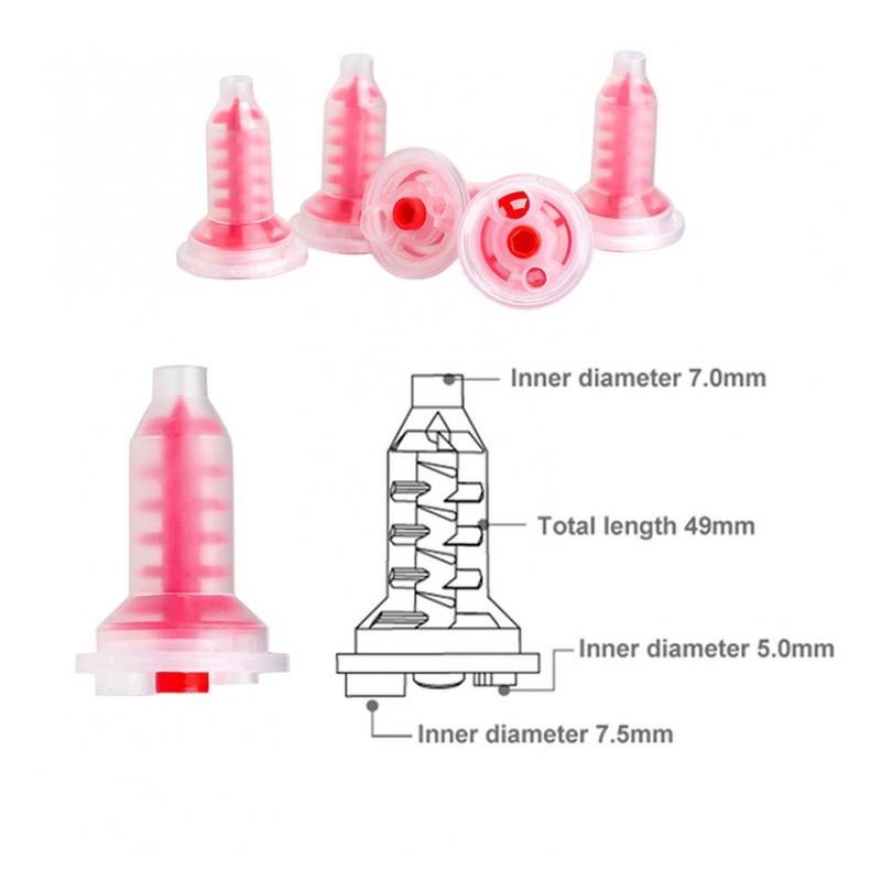 Varfuri automixante dinamice rosii pentru materiale de amprenta tip Pentamix Varfuri automixante dinamice rosii pentru materiale de amprenta tip Pentamix - imagine 2