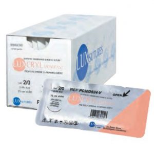 Luxcryl monofast fir de sutura resorbabil cu ac monofilament Lux Sutures