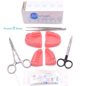 Modele silicon chirurgie orala antrenament suturi chirurgicale set - set 4 modele A,B,C,D + instrumente