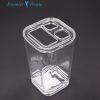 Suport periute si pasta de dinti plexiglas transparent