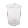 Suport periute si pasta de dinti plexiglas transparent