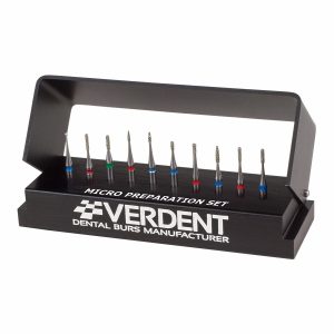Set 10 freze diamantate micropreparatii Verdent