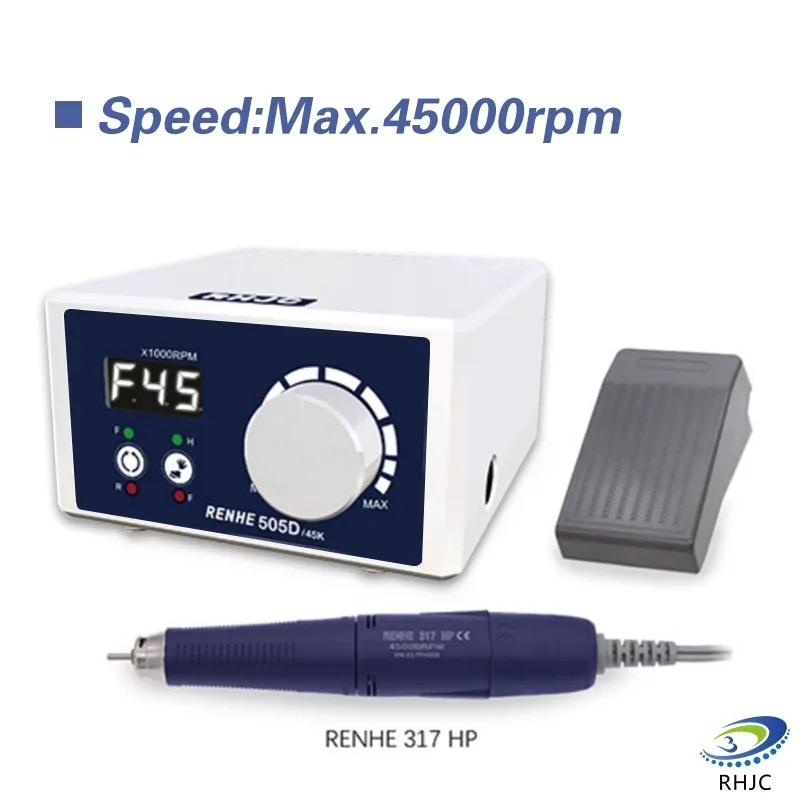 Micromotor electric RENHE 505D 45000rpm tehnica dentara freza unghii Micromotor electric RENHE 505D 45000rpm tehnica dentara freza unghii