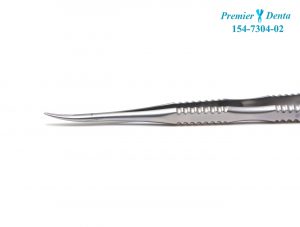 Portac pensa microchirurgie Castroviejo 17cm extrafin varfuri diamantate - Curb