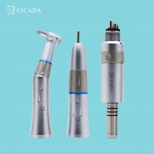 Set 3 piese CICADA CV/DX fibra optica micromotor piesa cot si dreapta