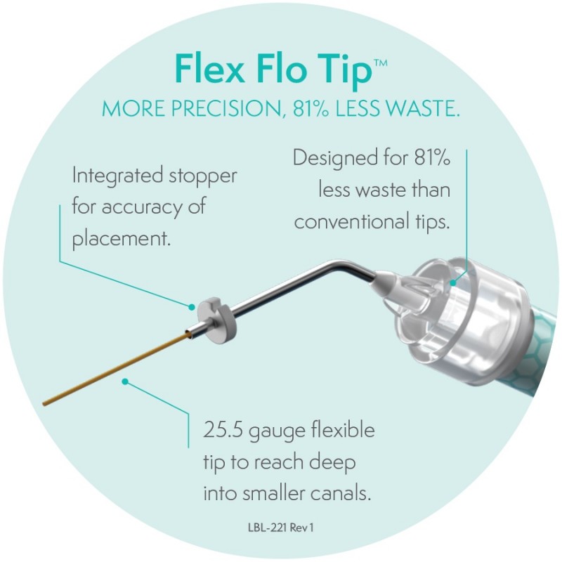 Flex Flo Tips varfuri aplicare NeoSealer bioceramic 20 buc Flex Flo Tips varfuri aplicare NeoSealer bioceramic 20 buc