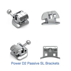 Bracketi metalici autoligaturanti Power D2 Passive PW Ortho