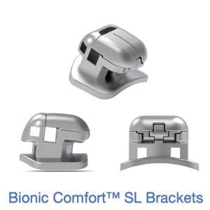 Bracketi metalici autoligaturanti Comfort Bionic Passive PW Ortho