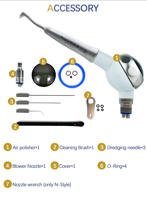 Air flow M&Y prophy mate N prophy jet dentar cu 2 varfuri Air flow M&Y prophy mate N prophy jet dentar cu 2 varfuri - imagine 10