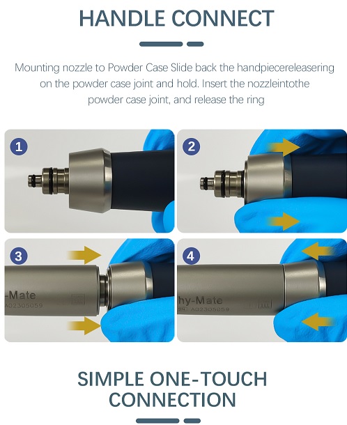 Air flow M&Y prophy mate N prophy jet dentar cu 2 varfuri Air flow M&Y prophy mate N prophy jet dentar cu 2 varfuri - imagine 6