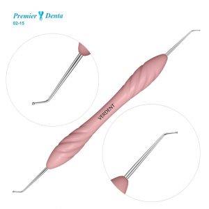 Set instrumente modelat compozit cu maner ergonomic din silicon Verdent - instrument 02-15