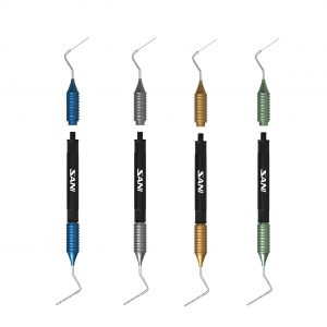 Plugger manual gutaperca GP hand condenser SANi set 4 buc