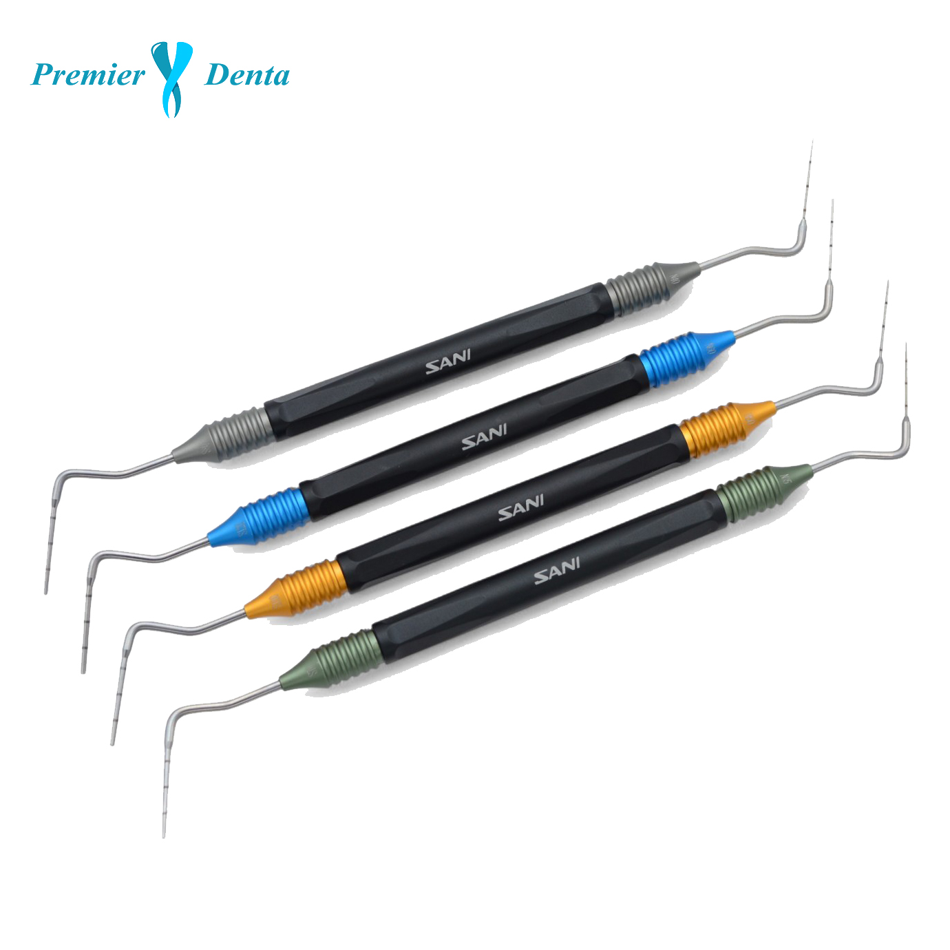 Plugger manual gutaperca GP hand condenser SANi set 4 buc Plugger manual gutaperca GP hand condenser SANi set 4 buc - imagine 5