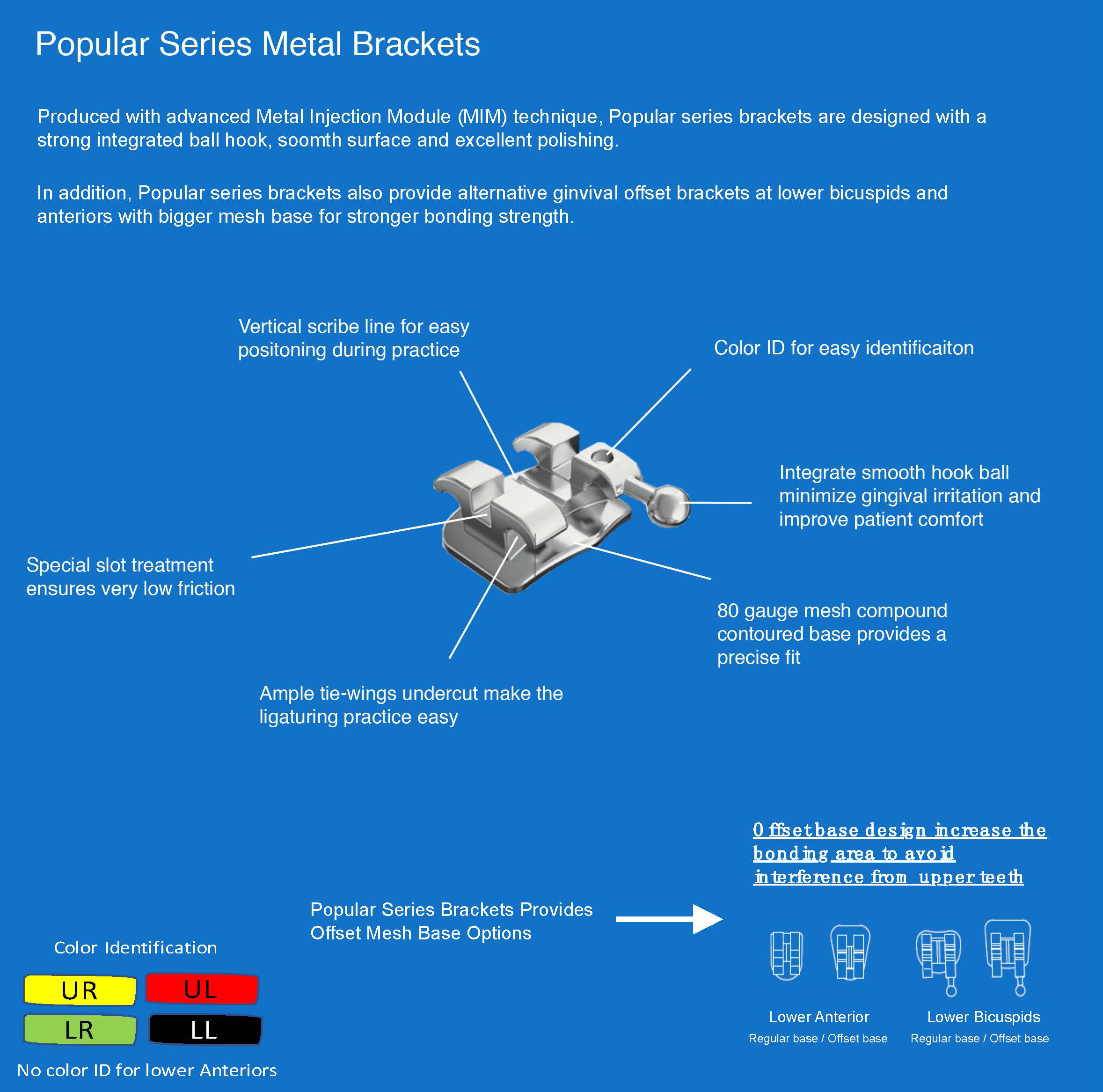 Bracketi metalici MiM Popular PW ortho Bracketi metalici MiM Popular PW ortho - imagine 4
