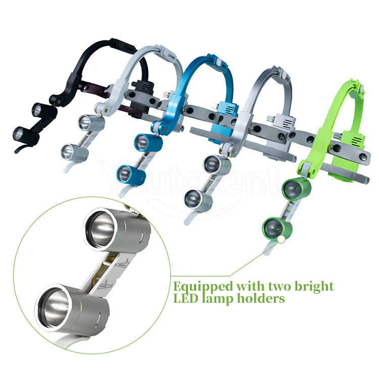 Lampa frontala 2 LED-uri cu lupe 3.5x capelina stil Dr. Kim Lampa frontala 2 LED-uri cu lupe 3.5x capelina stil Dr. Kim - imagine 6