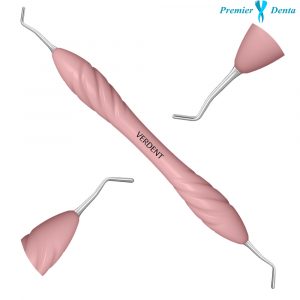 Premierdenta - Premier Denta Fuloar clindric modelat compozit cu maner ergonomic din silicon Verdent 02-03