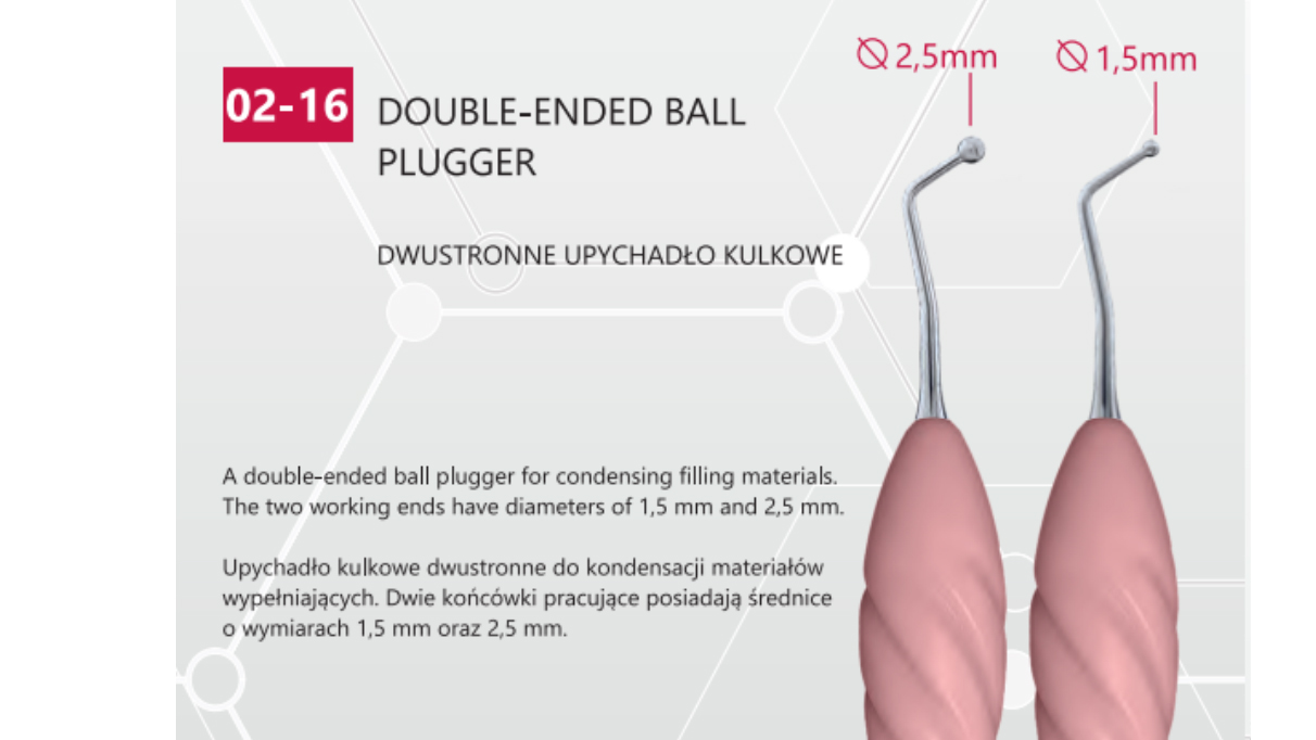 Obturator cu bila dublu fuloar modelat compozit cu maner silicon ergonomic Verdent 02-16 Obturator cu bila dublu fuloar modelat compozit cu maner silicon ergonomic Verdent 02-16 - imagine 2