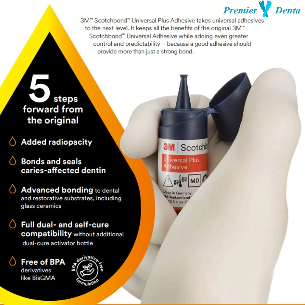 Scotchbond Universal Plus 3M 5ml adeziv bonding radioopac Scotchbond Universal Plus 3M 5ml adeziv bonding radioopac - imagine 2