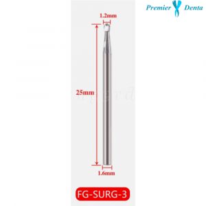 Freza globulara extradura turbina 25mm FG SURG Syndent - FG surg 3 ISO 012