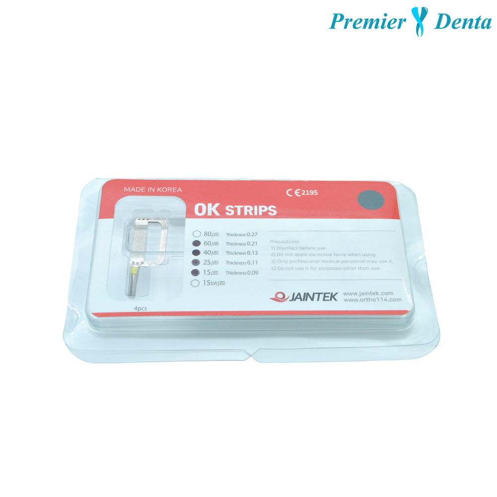Set benzi diamantate pentru stripping interdentar OK-Strips Jaintek 4 buc asortate Set benzi diamantate pentru stripping interdentar OK-Strips Jaintek 4 buc asortate