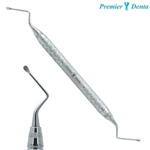 Chiureta Lucas curba maner diamantat - #2 - 2.7mm