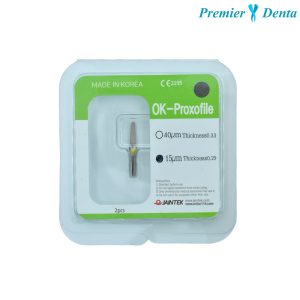 Set pile diamantate interdentare OK-Proxofile Jaintek pentru stripping ortodontic 2 buc