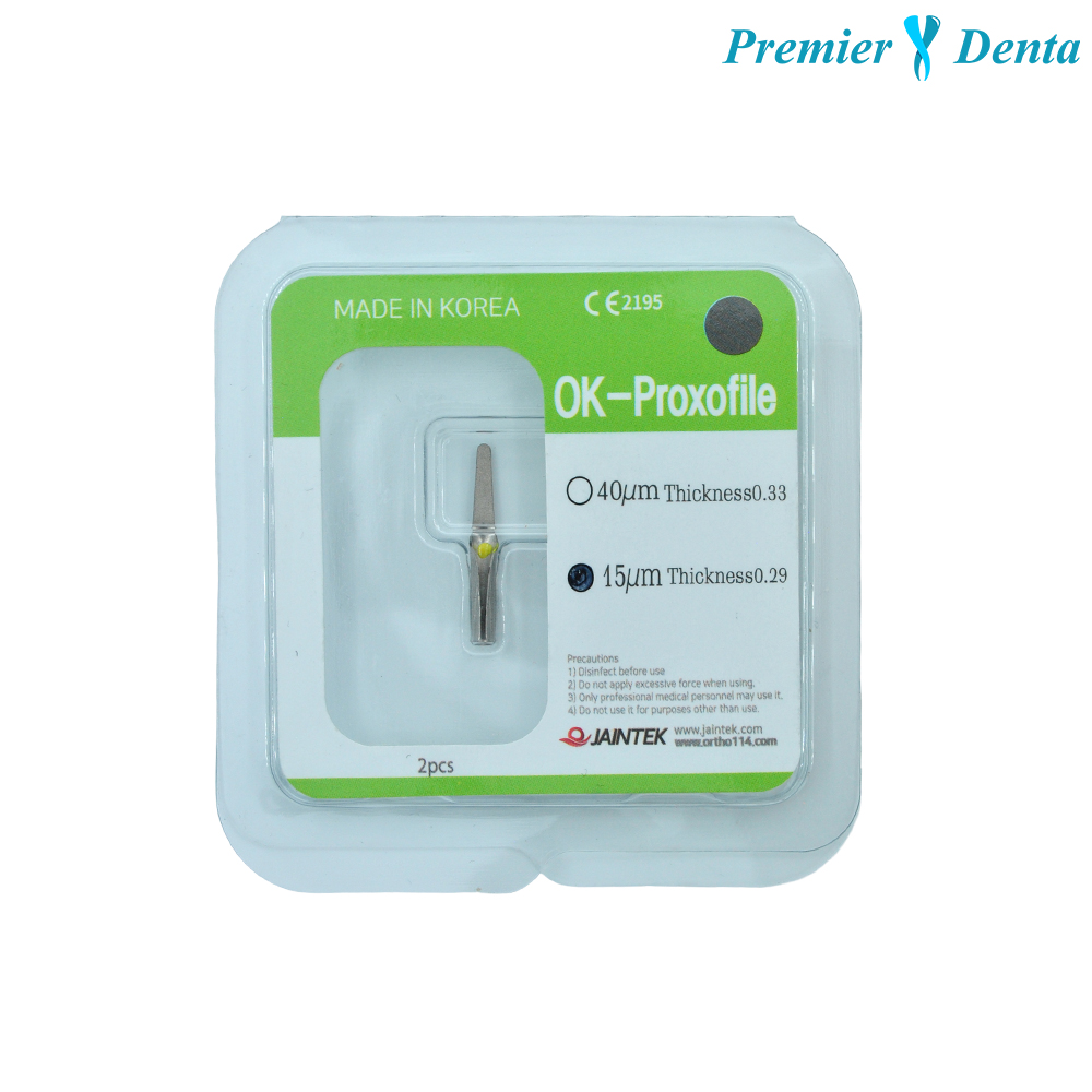 Set pile diamantate interdentare OK-Proxofile Jaintek pentru stripping ortodontic 2 buc Set pile diamantate interdentare OK-Proxofile Jaintek pentru stripping ortodontic 2 buc